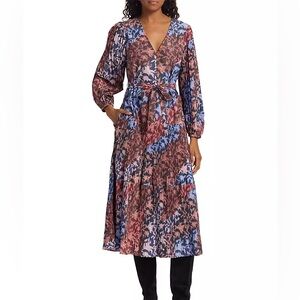 Derek Lam 10 Crosby Ferris Pleated Midi Dress